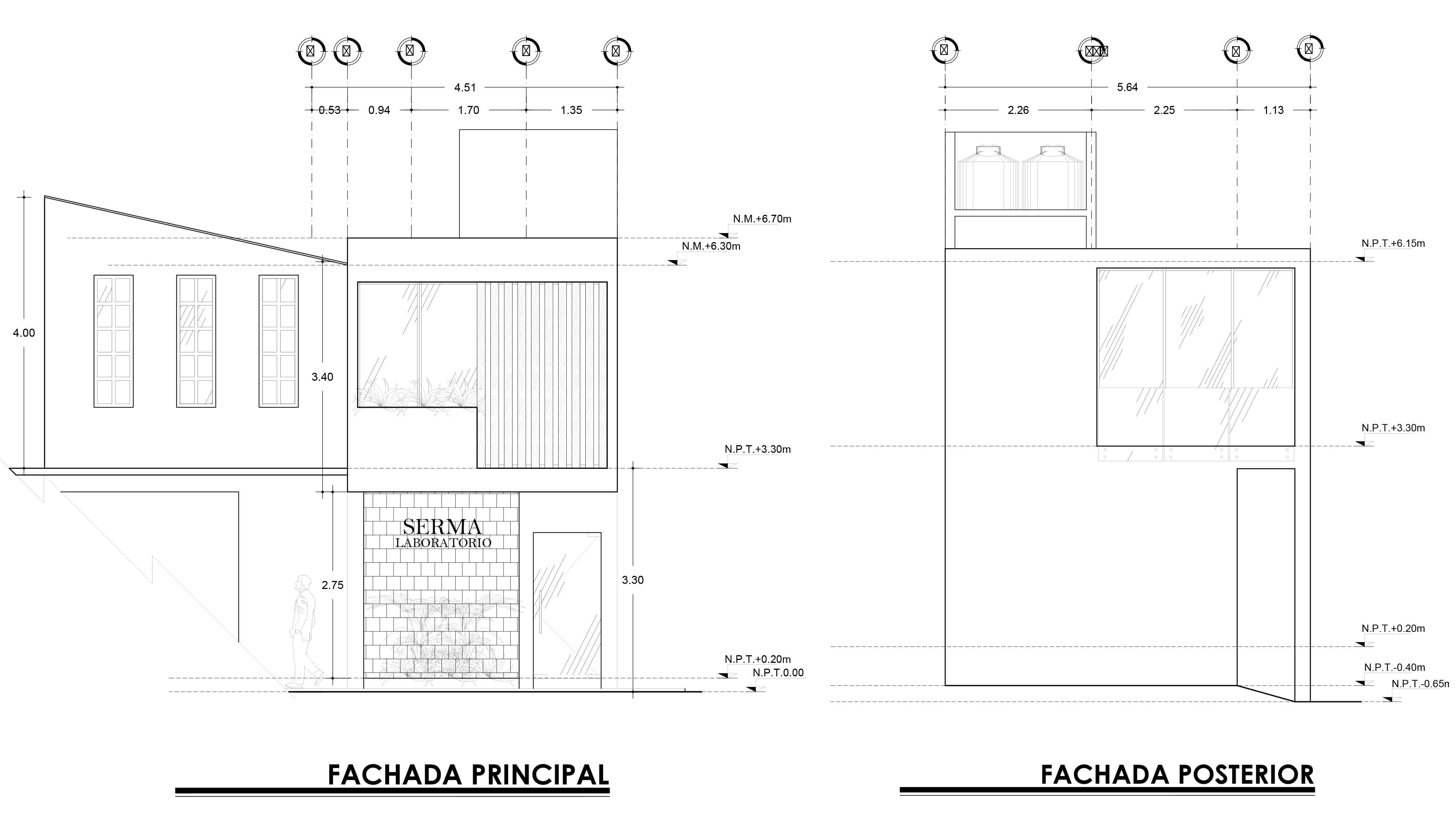 Planta arquitectónica - Proyecto Putla